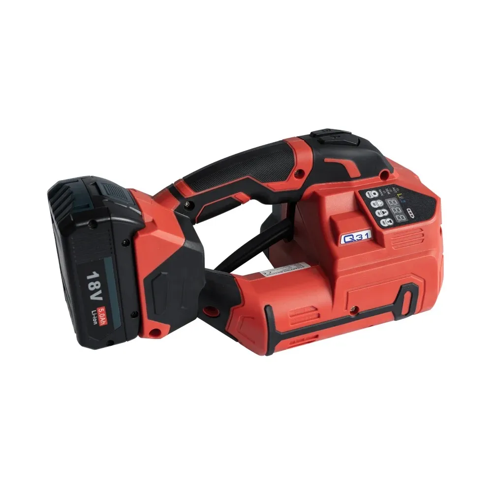 Q31 With Handle Powered Battery Strapping Tool For 19mm PP/PET Straps 